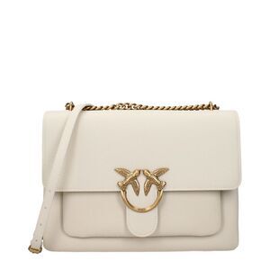 PINKO Beige Leather Crossbody Women's Bag